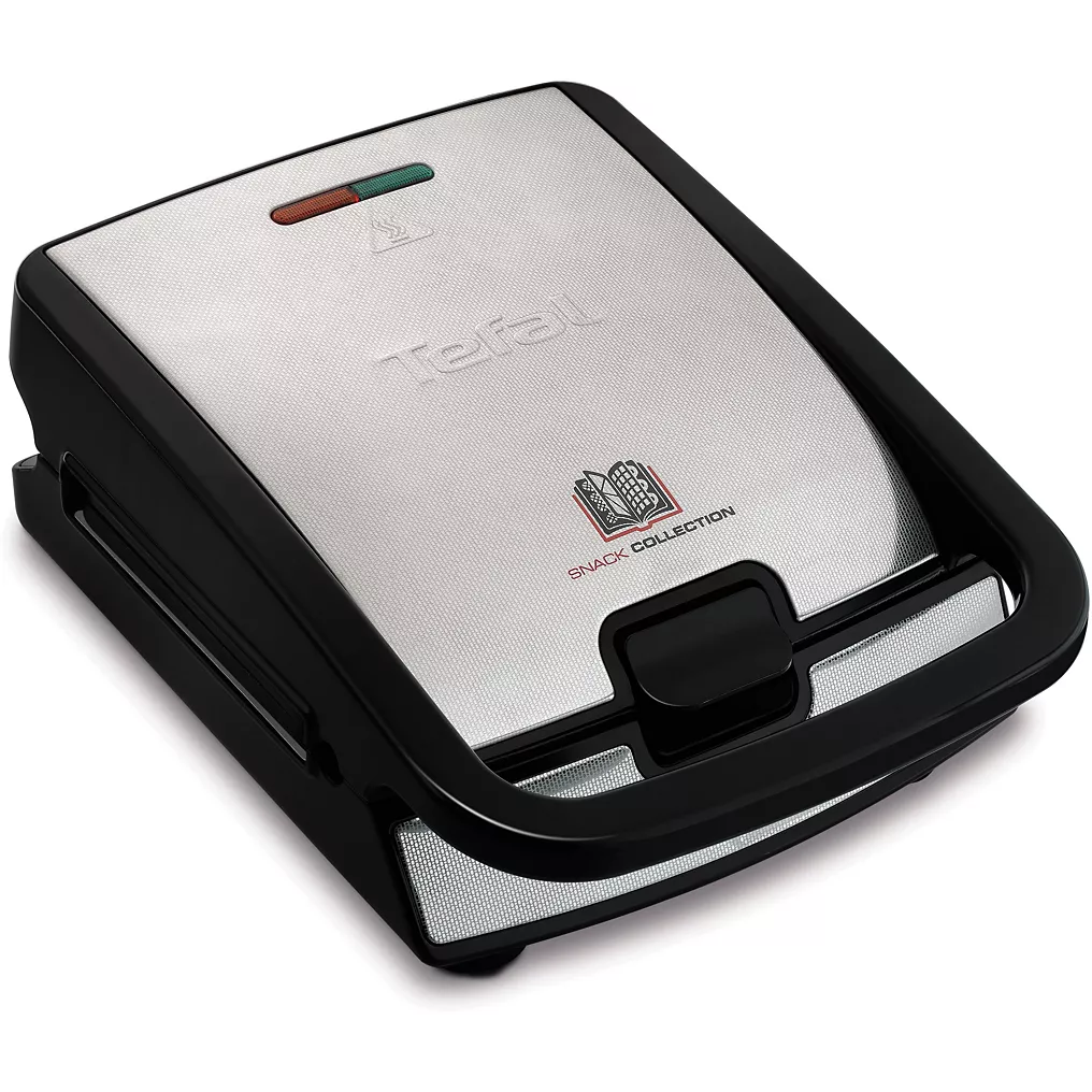 Gaufrier et grill inox 3 en 1snack Tefal SW857D12