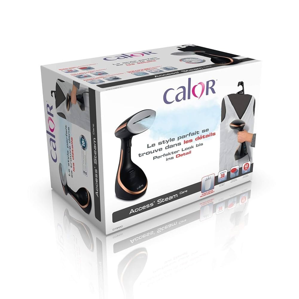Défroisseur vapeur 1600W Débit de vapeur 30g/min + Planche à repasser verticale Calor DT9100 – Image 2