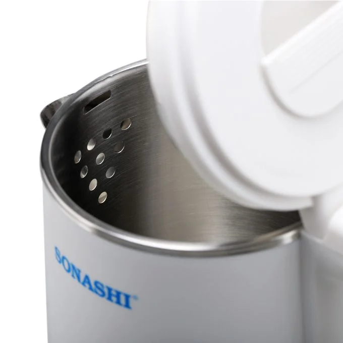 Bouilloire Electrique Sans Fil en Inox 1.2L 1620W Sonashi SKT-1201N – Image 2