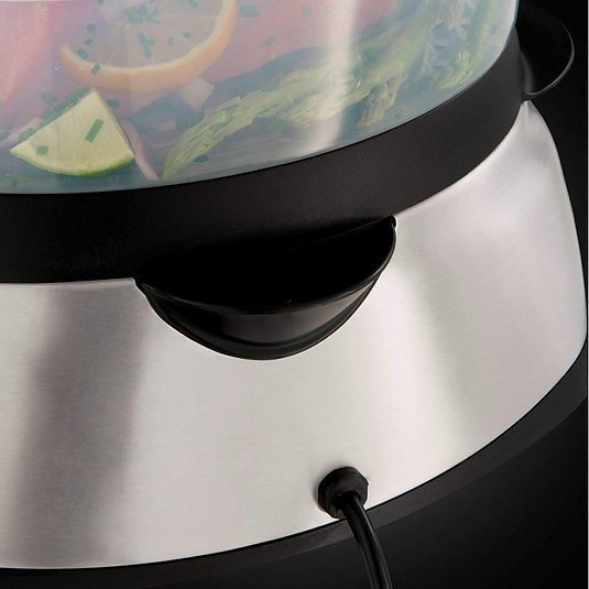 Cuiseur a vapeur INOX 3 Panier - 400 W - 6 L- TCV-364 Techwood – Image 4