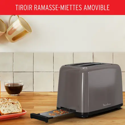 Grill pain Rio taupe 2 fentes 800W Moulinex LT1A1910 – Image 5
