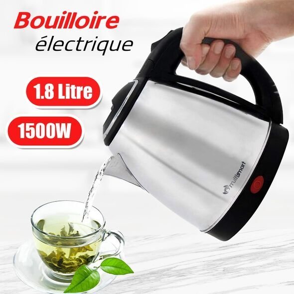 Bouilloire Électrique Sans Fil 1.8L 1500W Multismart MS-KT1011 – Image 5