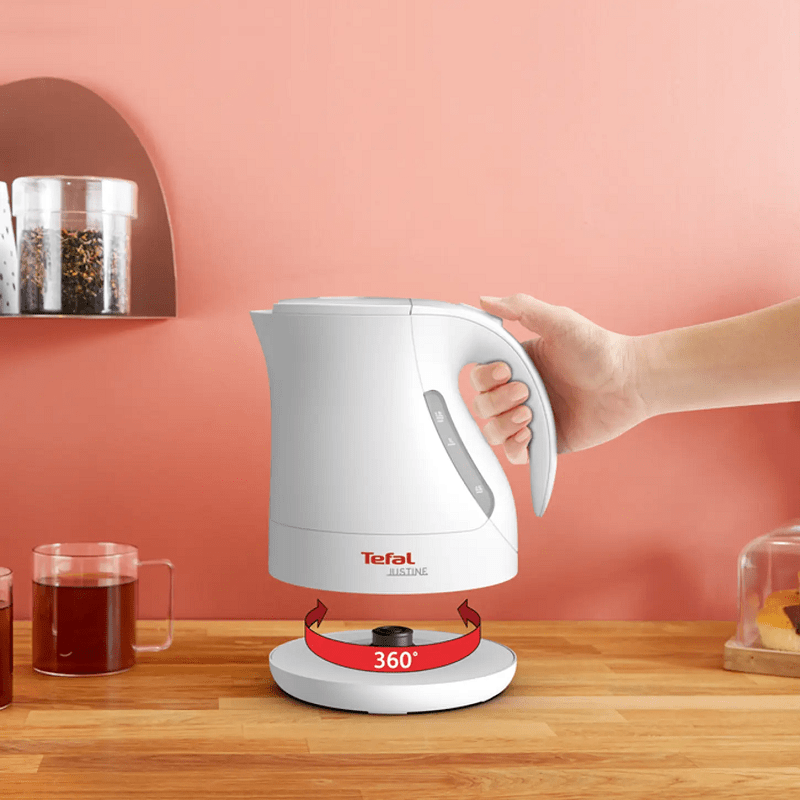 Bouilloire justine blanche 1.2L Tefal BF512011 – Image 4
