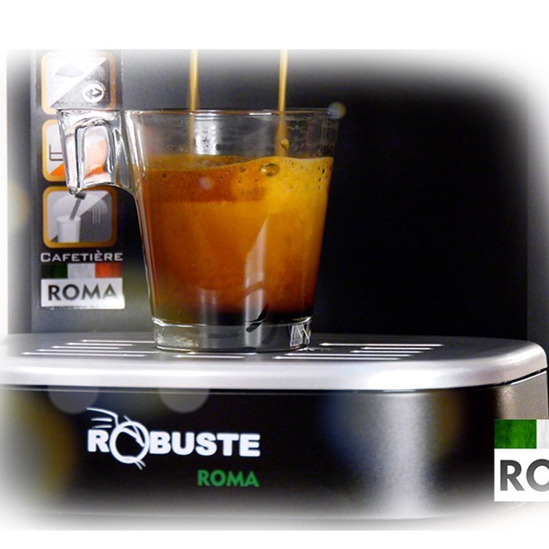 Machine à café a Bras inox 15 bar 1100W 1.2L Café Poudre Robuste Roma – Image 5