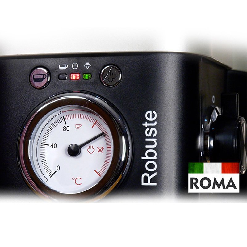 Machine à café a Bras inox 15 bar 1100W 1.2L Café Poudre Robuste Roma – Image 4