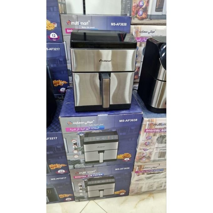 Friteuse Air Fryer Double Resistance multifonction Sans Huile 8L 1800W Multismart MS-AF3638 – Image 2