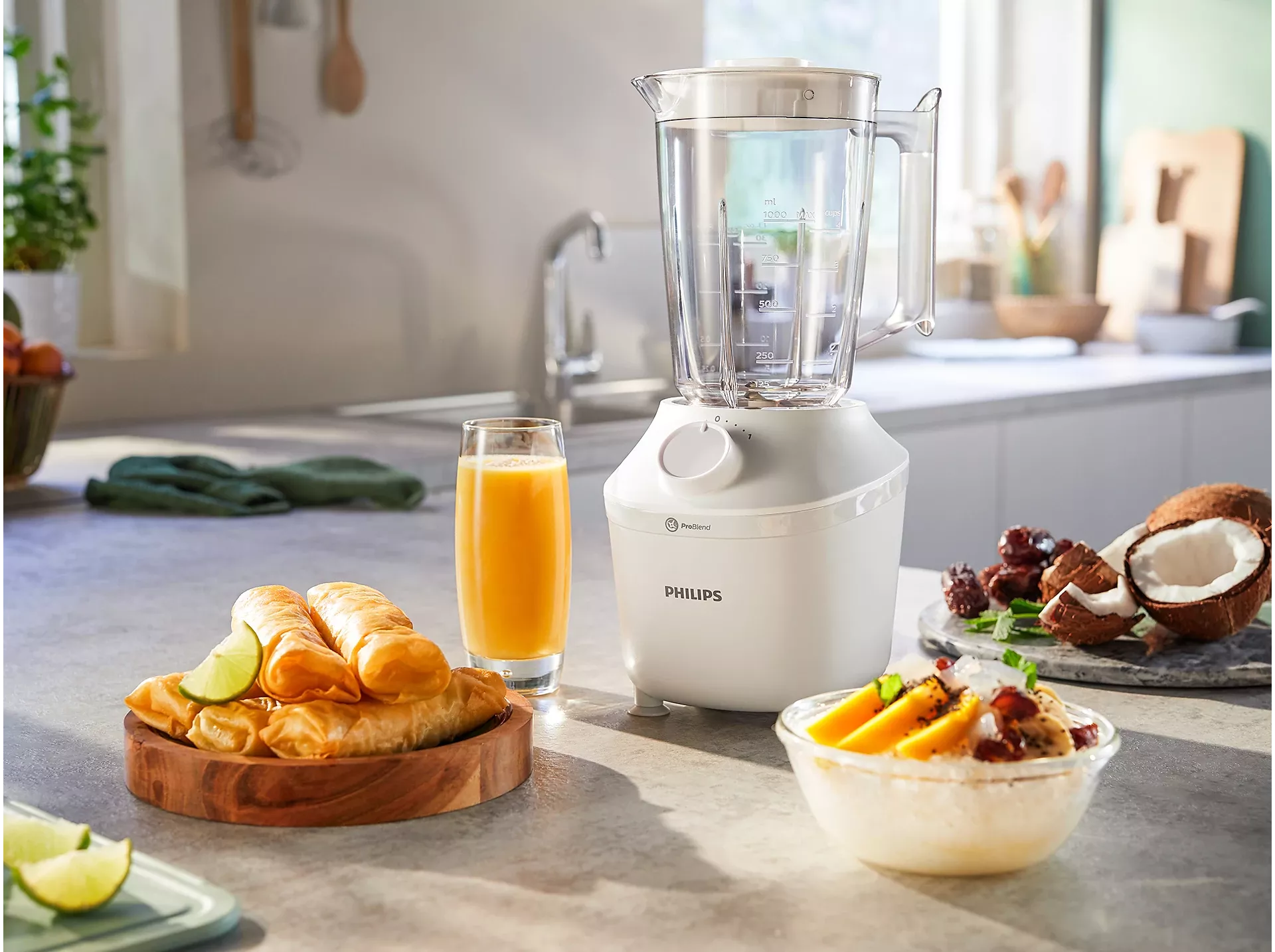 Blender Professionnel 450W Avec Technologie ProBlend Series 3000 Philips HR2041/30 – Image 4