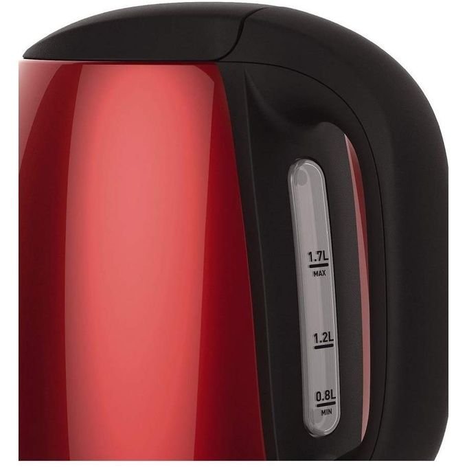 Bouilloire Électrique Sans Fil En Inox 1.7L 2400W Rouge Moulinex BY550510 – Image 3