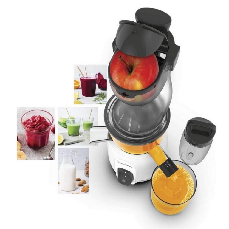 Extracteur De Jus Avec 2 Récipients 800mL et Gourde 600mL 200W Moulinex ZU600110 – Image 5