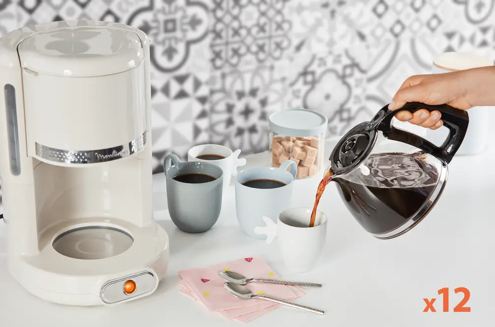 Cafetière Électrique 1000W 15Tasses 1.25L Moulinex FG381A10 – Image 2