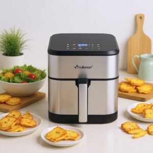 AirFryer inox 8L 1800W Numérique Multismart MS-AF3248