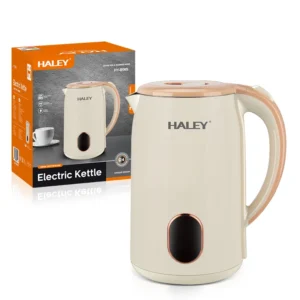 Bouilloire électrique Sans Fil en inox 2.5L 2000W Beige Haley HY-8915
