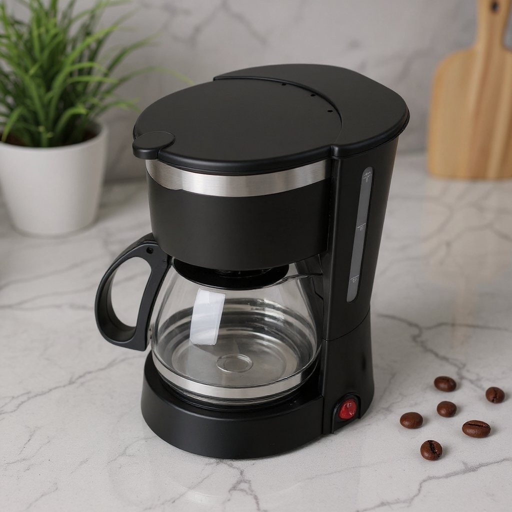 Cafetière Électrique 6 Tasses 650W KitchenLab KT-CM-007 – Image 2