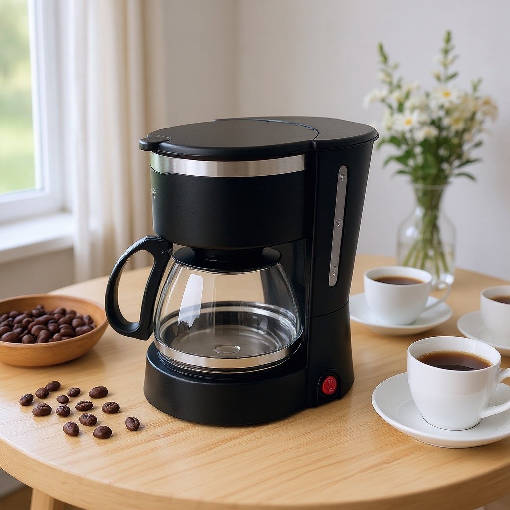 Cafetière Électrique 6 Tasses 650W KitchenLab KT-CM-007 – Image 5