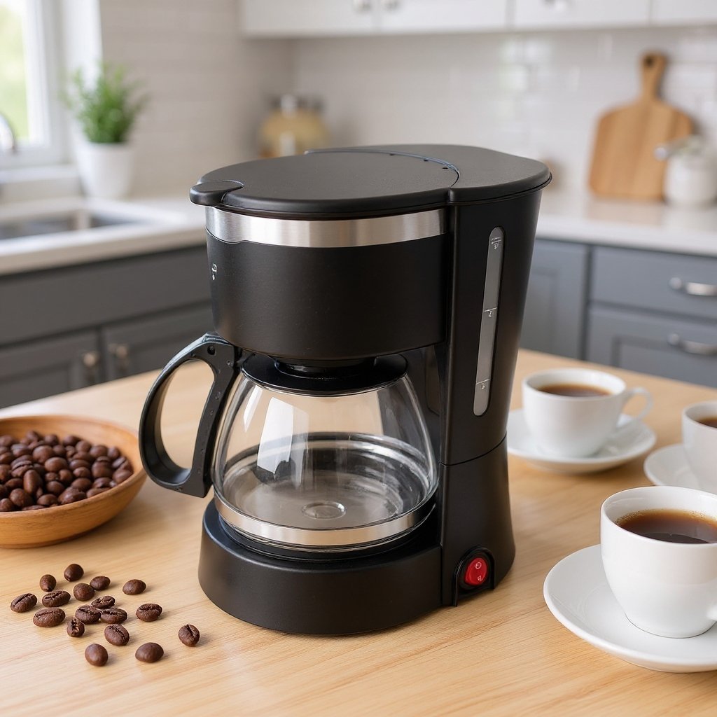 Cafetière Électrique 6 Tasses 650W KitchenLab KT-CM-007