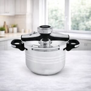 Cocotte 4 L en inox 18/10 avec minuteur et thermomètre Swisswkitchen 22 cm SK-DSC