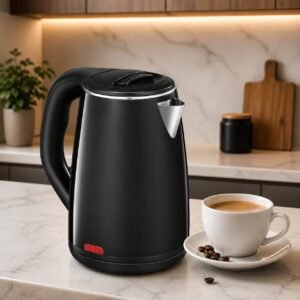 Bouilloire inox sans fil 1.8L 1800W PlanetSat PKT-186 Noir