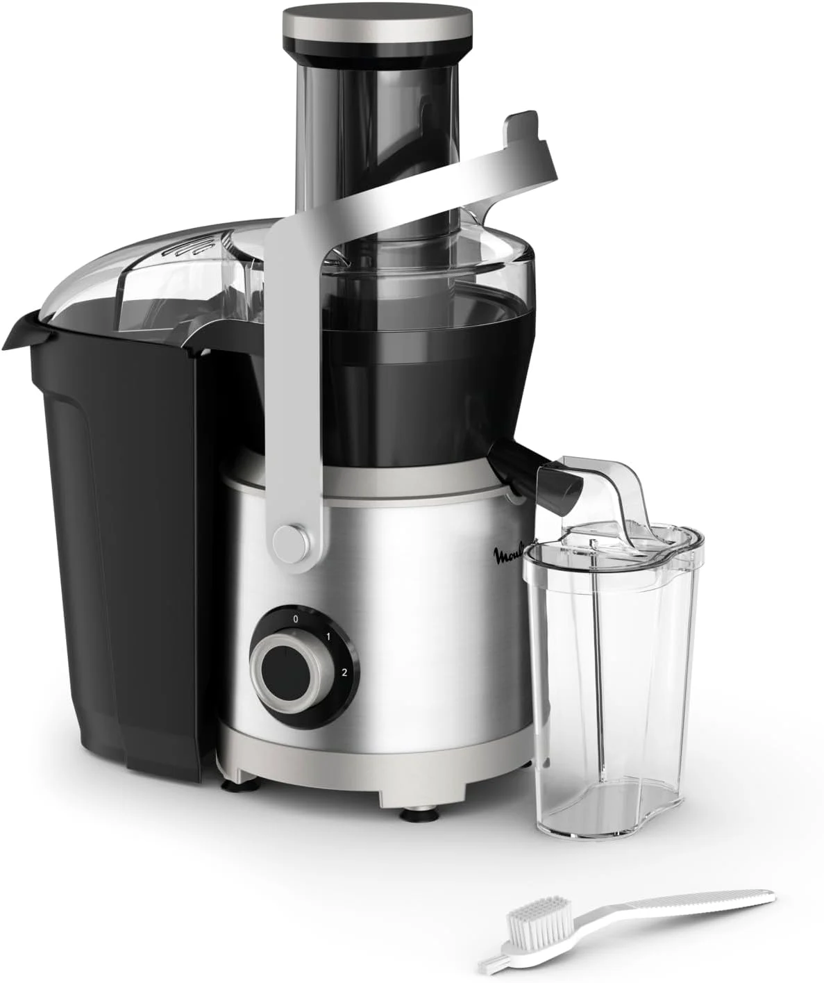 Maison / Cuisine Centrifugeuse De Fruits Et Légumes 0.8L 1000W Avec Large Ouverture 85Mm Et Système Anti-Goutte Nutri XXL Moulinex JU660D30 – Image 2