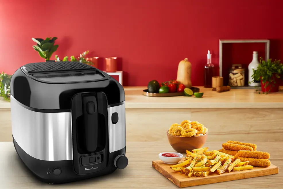 FRITEUSE MOULINEX SUPER UNO 1.5KG INOX/NOIR AM316D10 – Image 6