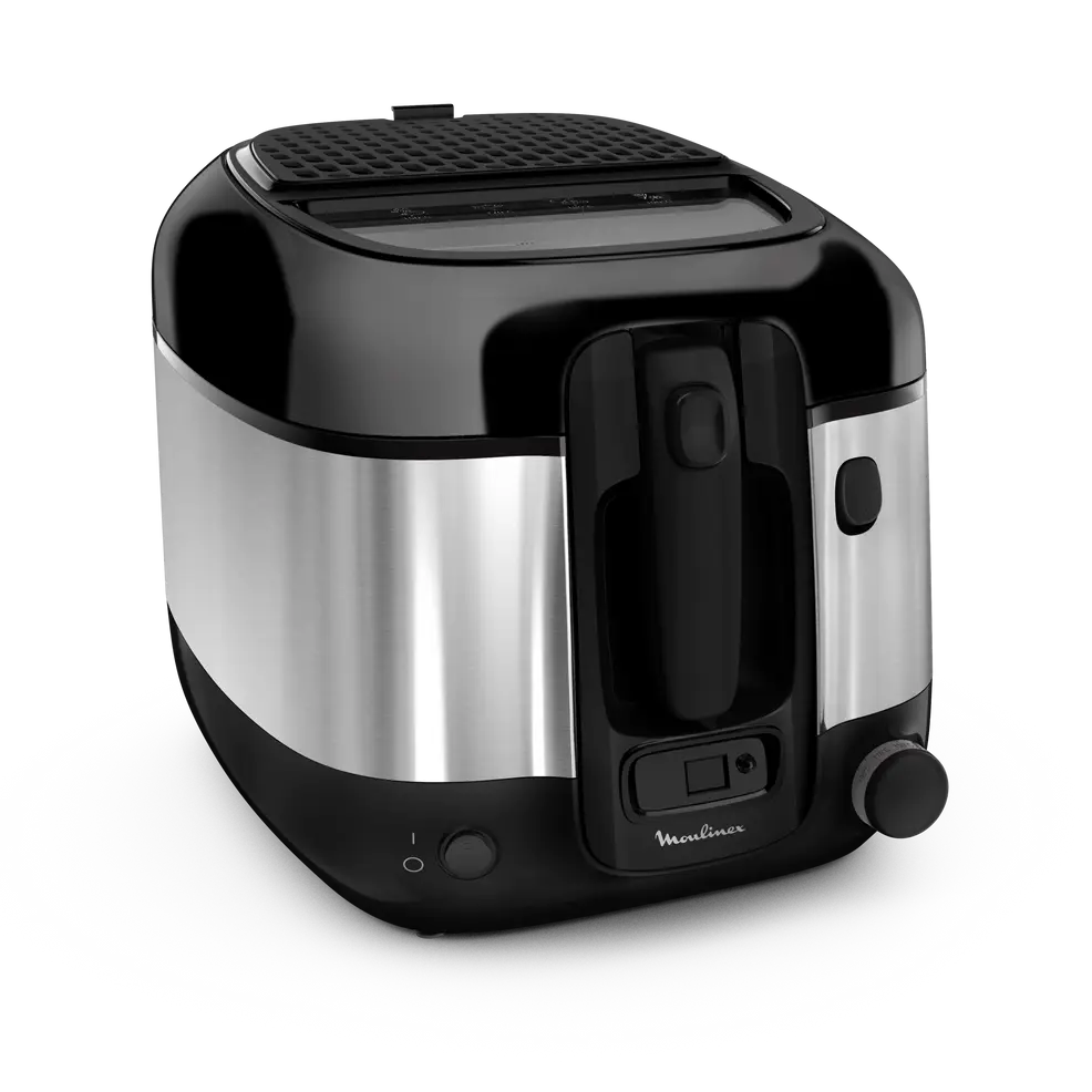 FRITEUSE MOULINEX SUPER UNO 1.5KG INOX/NOIR AM316D10