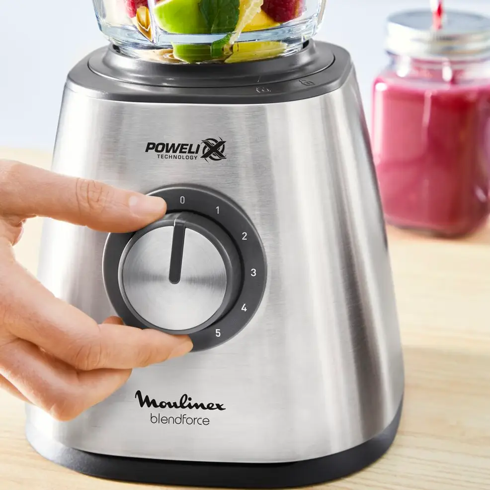 blender Moulinex 800W - 6 vitesses - 1,75L Moulinex original LM439D10 – Image 3